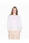 Women's Organic Cotton Long Sleeve Ecru Sweater