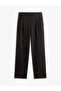 Men's Regular Fit Cotton Chino Black Trousers - 5