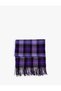Plaid Tasseled Long Scarf - 2