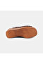 Women's Dark Brown Studded Detailed Wedge Heeled Suede Slippers - 4