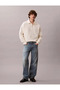 قميص رجالي من نوع Ls Hvy Weight Terry Ck Emblem Po Swearshirt Lv14Le202Gyac - 2