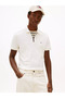 Men's Regular Fit Cotton Short Sleeve Zippered Cream Polo Collar T-Shirt
