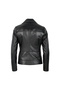 Beatrix Kadın Deri Biker Ceket - 3