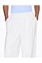 Women's Relaxed Fit Pleated Wide Leg Denim Ecru Trousers - 4