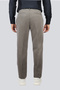 Men's Regular Fit Straight Leg Metallic Eagle Signature Beige Trousers - 2
