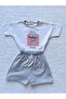Baby Girl Summer Printed Shorts and Top Set - 7