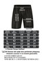 Men's Black Gray Contrast Shorts Red Dragon Printed Comfortable Fit Sports Shorts - 4