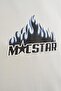 تي شيرت رجالي كبير الحجم مطبوع عليه Macstar Flame باللون الرمادي الفضائي - 2