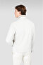 Men's Regular Fit Wind and Water Resistant Hidden Hooded Beige Jacket - 5