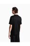 Men's Big Eagle Embroidered Round Collar Cotton Short Sleeve Black T-Shirt - 2