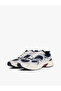 Men's High Comfortable Sole Breathable Mesh Detailed Navy Blue-White Sneaker - 2