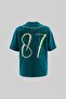 Men's Herb Printed Oversize T-Shirt in Oil Green - 3