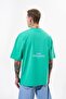 Men's Minimal Textured Printed Light Green T-shirt - 2