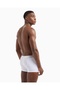 Men's Soft Modal White Boxers with Logo and Elastic Waistband - 2