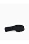 Women's Upper Surface Stripe Line Detailed Mini Heel Embossed Black Slippers Xdp056 Xv922-00002 - 5