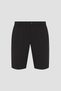 Erkek Slim Fit Düz Chino Bermuda Siyah Şort - 4