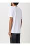 Men's Regular Fit Round Neck Short Sleeve White-Gold T-Shirt with Print Detail - 2