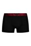 Men's Cotton Elastic Waistband with Logo, 3-Piece Black Boxer Set, 3-Piece - 3