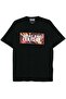 Men's Round Neck Short Sleeve Cotton Black T-Shirt - 4