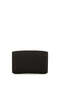 Women's Leather Black Wallet with Card and Cash Compartments, Zipper and Snap Closure - 2