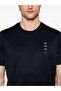 Men's Regular Cut Cotton Round Neck Patterned Short Sleeve Navy Blue T-Shirt - 2