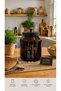 Amber Color Glass Jar Pulses Tea Spices Arrangement Jar Vacuum Metal Lid 3000 ml - 2