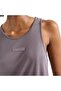 Women's Regular Cut Halter Neck Woven Fabric Anthracite T-Shirt - 4