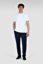 Men's 100% Cotton Logo Short Sleeve White T-Shirt - 4