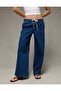 بنطلون جينز AE Dreamy Drape Strigid منخفض الخصر وواسع الساقين للغاية - 5