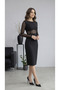 Transparent Detailed V-Cut Midi Dress - 4