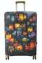 (My # 150 Houses) Case for Luggage Colorful-Cabin Size - 2