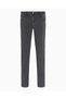 Men's Low Waist Slim Fit Skinny Leg Denim Gray Jeans
