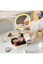 Makeup Organizer with Rechargeable LED Mirror & 2 Drawers - 4