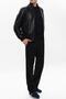 Men's Brand Logo Long Sleeve Slim Fit Black Sweater - 2