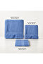 3-Piece Bath, Hand, Face and Shaving Beard Towels - Blue Towel Set - Towels - 2