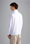 Men's Polo Collar Button Closure Short Sleeve White Polo Collar T-Shirt - 3