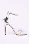 Women's High Heel Comfortable Flat Model Stylish Silver1 Evening Dress Shoes - 2