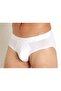 Men's Comfortable Cut White Boxer Briefs with Elastic Waistband and Logo - 2