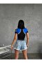 Women's Digital Print Lycra Crop T-Shirt - 3