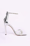 Women's High Heel Comfortable Flat Model Stylish Silver1 Evening Dress Shoes