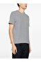 Men's Crew Neck Striped Short Sleeve Black-White T-Shirt