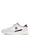 Men's brand lace-up non-slip sole daily white sneaker with logo - 3
