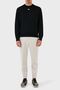 Men's Brand Logo Detailed Crew Neck Regular Fit Navy Blue Sweatshirt - 4