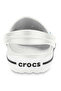 Crocband Unisex White Slippers - 5
