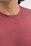 Men's Patterned Round Neck Short Sleeve Red T-Shirt - 6