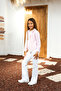 Striped Shirt Bodysuit Girls Set - 2