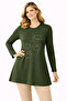 Women's Combed Cotton Tunic for Middle-Aged and Older Mothers 4747 - 2