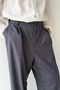 Men's Pleated Extra Baggy Fit Fabric Pants - 4