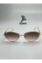 Mi̇na Uv400 Protected Sunglasses Oval Frame Pink Glass Color 57 Ekartman - 3