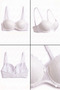 Strapless Lace Silicone Boned Ecru Push-Up Bra - 2